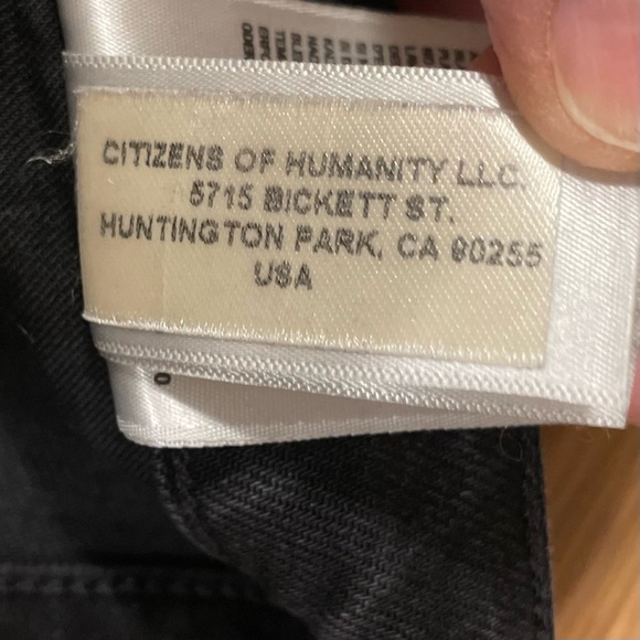 AGOLDE Citizens of Humanity Black Jeans - Picture 7 of 7